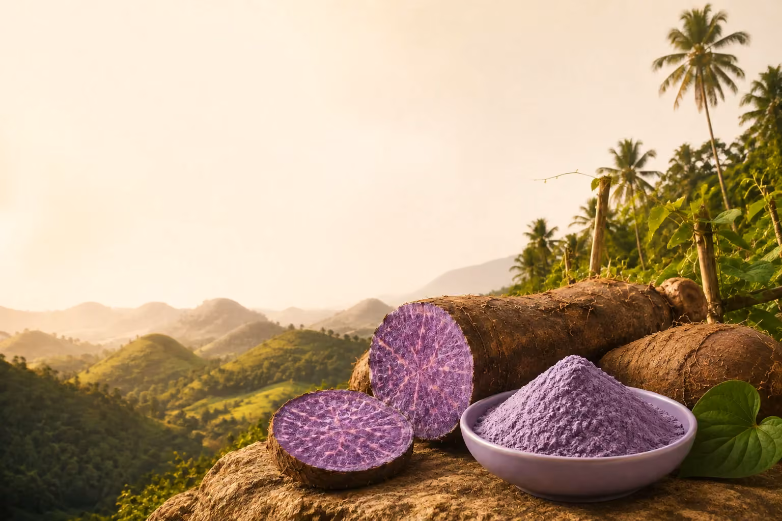 Grossiste ube des Philippines.
